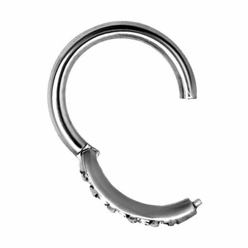 Aro de acero quirúrgico y Zirconias de Swarovski® - Imagen 3