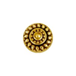 Top con baño de oro 24 Kt. estilo tribal flor