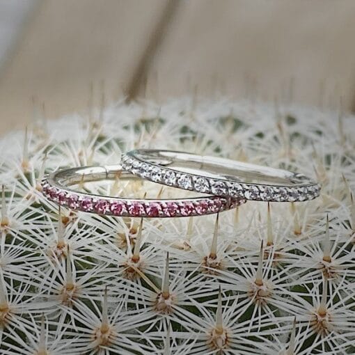 Aro de acero 316L y Zirconias de Swarovski® - Imagen 4