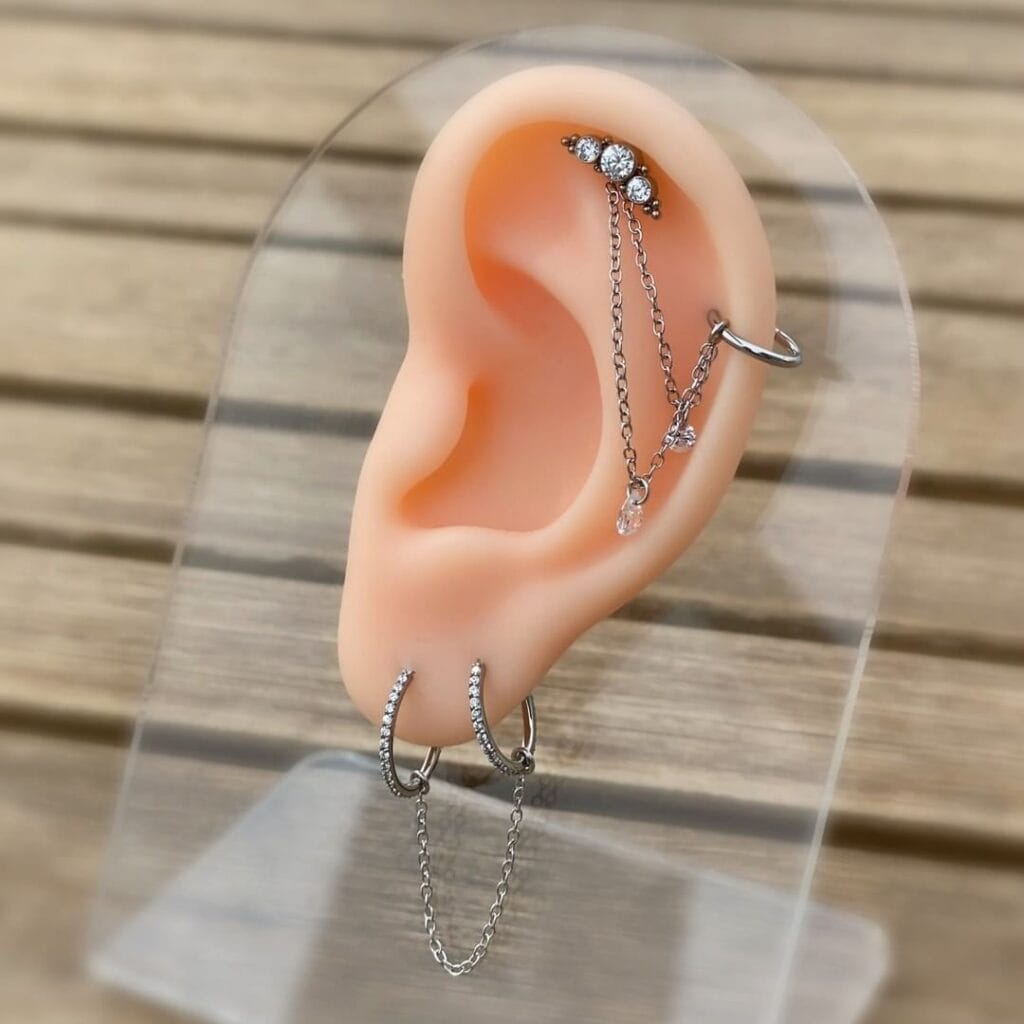 Cadenas conectoras de piercing