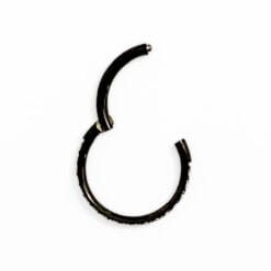 Alternative view of Clicker de titanio color negro con zirconias