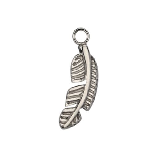 Charm de titanio con una pluma - Imagen 3